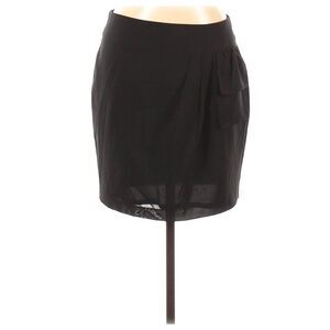 Forever 21 Chiffon Pleated Mini Skirt Lined Black Womens Juniors Large Y2K Club